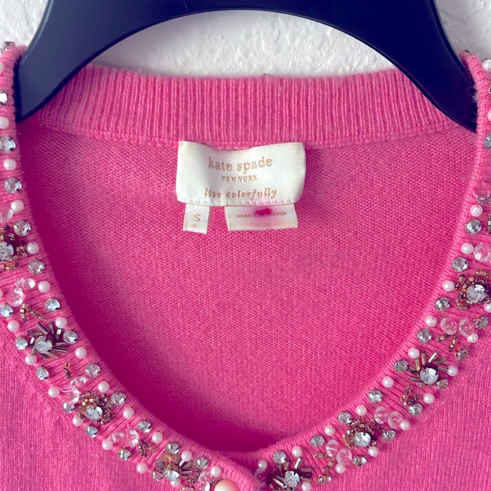 Kate spade wool chashmere sweater size S pink - Picture 6 of 11